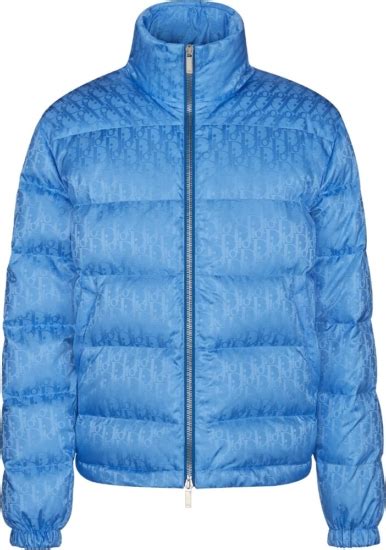 lil baby dior jacket|Dior Bright Blue Oblique Puffer Jacket .